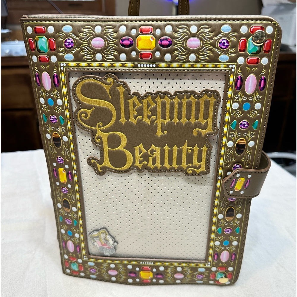 Loungefly Sleeping Beauty pin collectors bag NWT